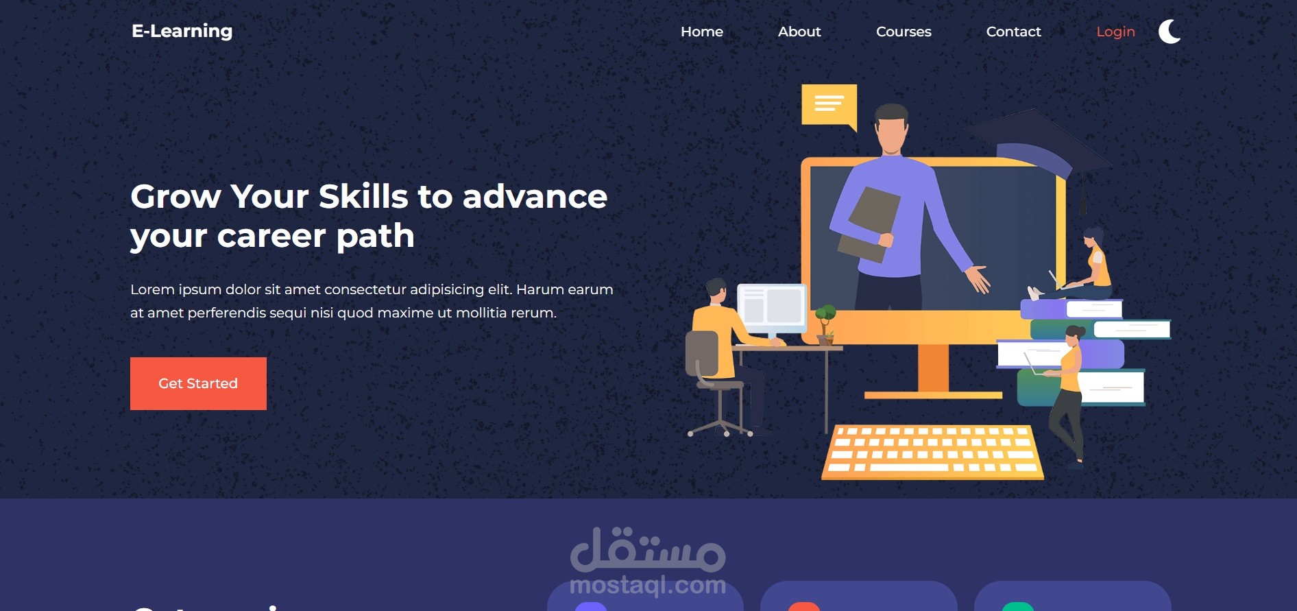 E-Learning Website