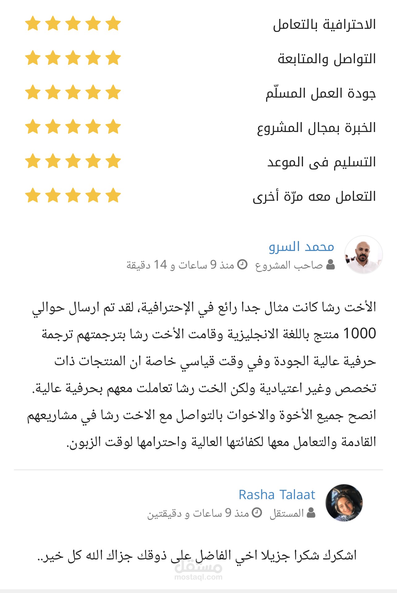 ترجمة كاملة لموقع الكتروني مع التوطين