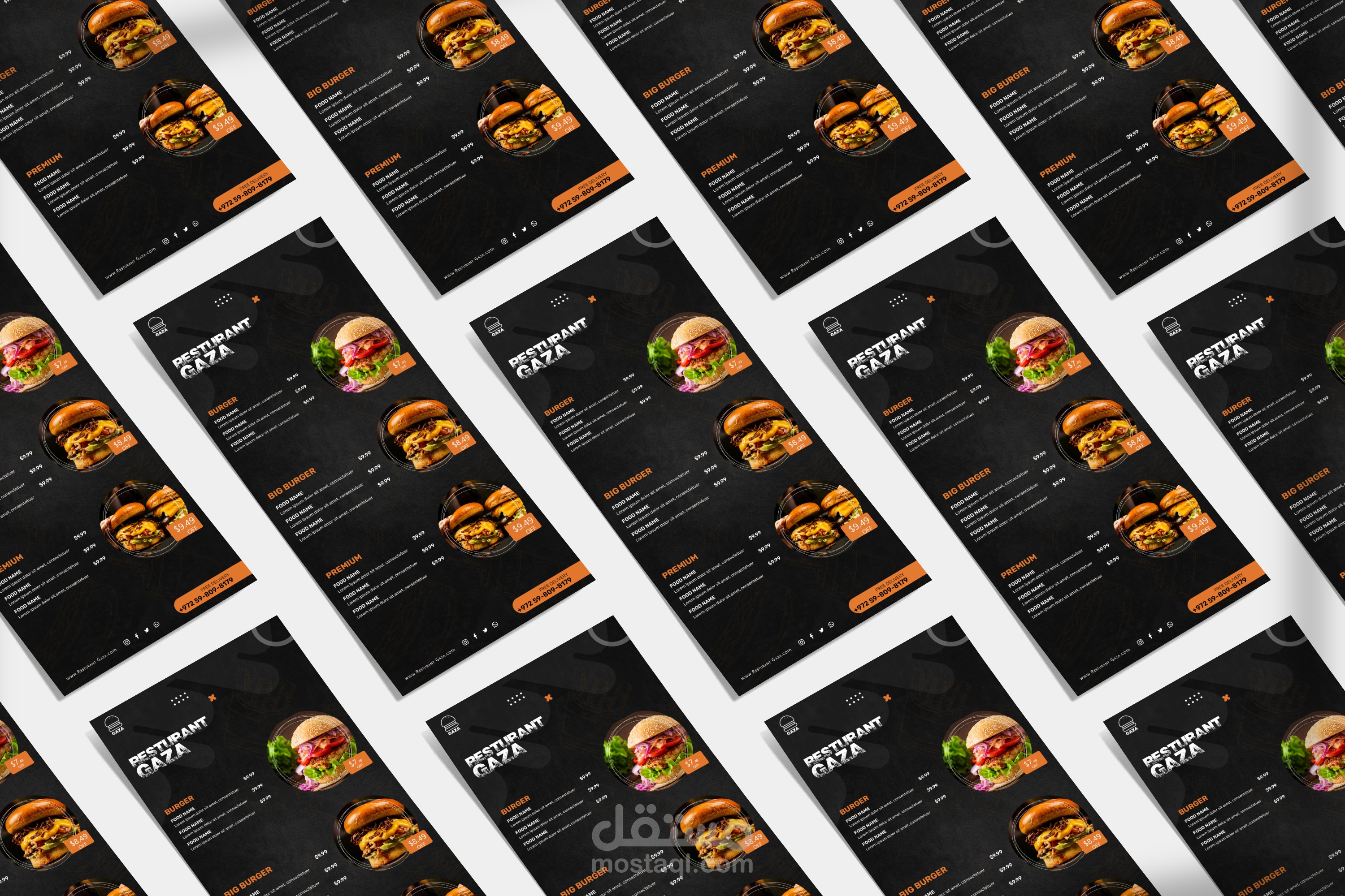 Gaza Restaurant Flyer
