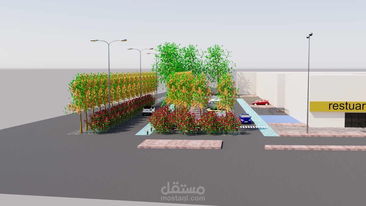 معالجة تصميم شارع سيء