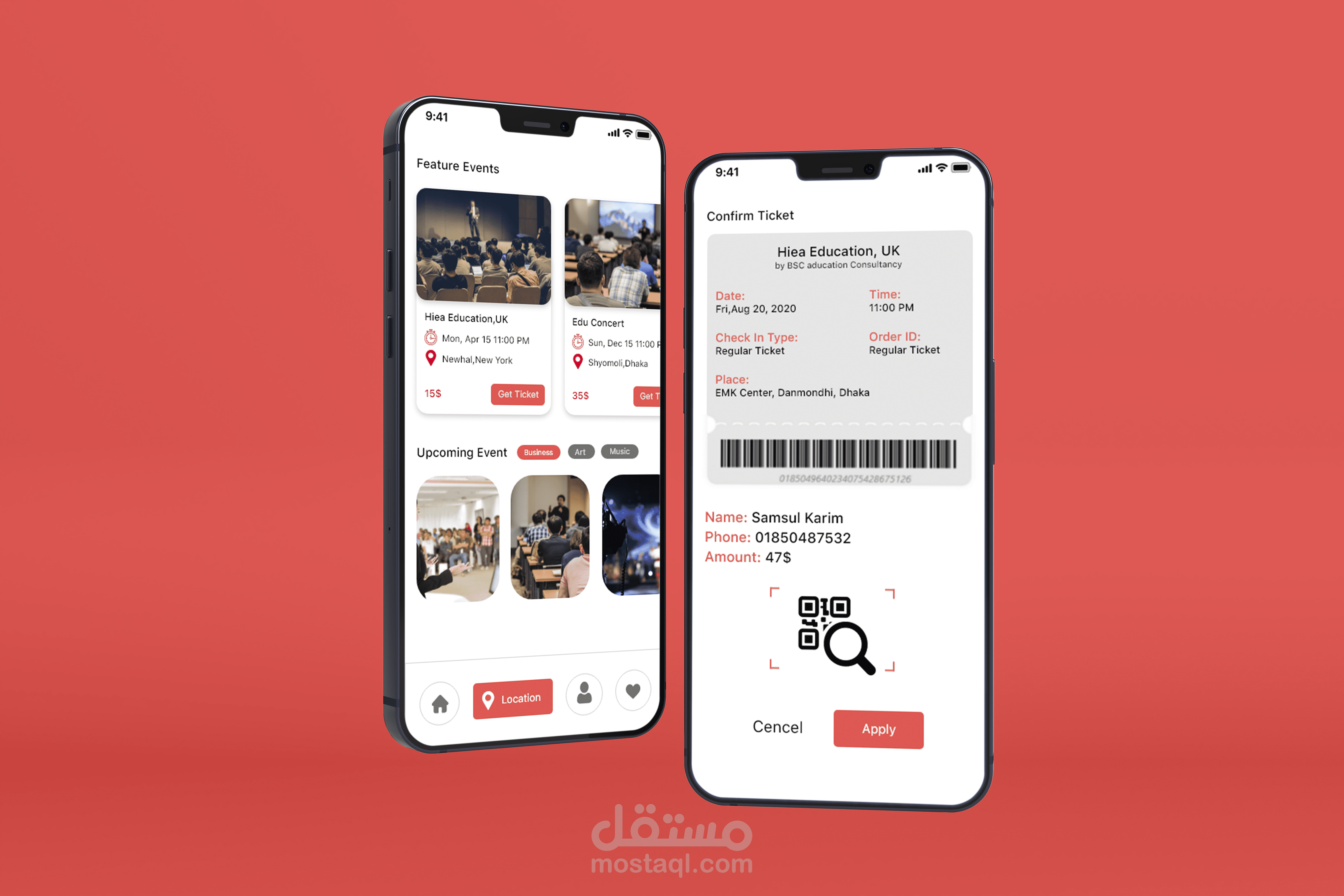 (UI&UX) موبايل