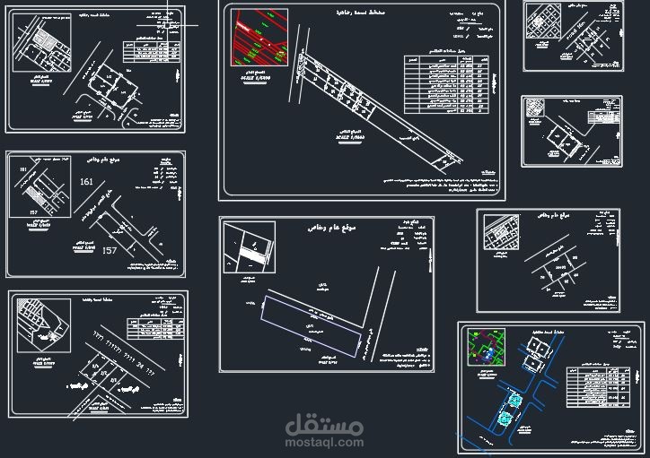 اعداد مخططات مساحية
