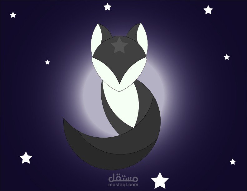 night fox illustration