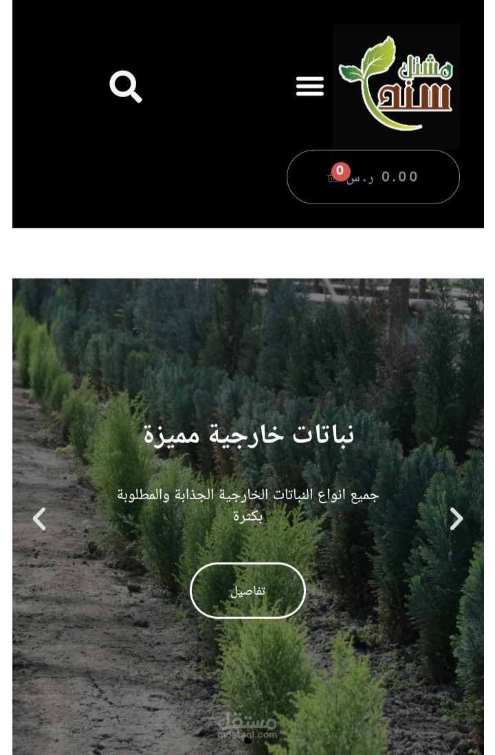 تم تصميم وتطوير متجر mshtlsnd