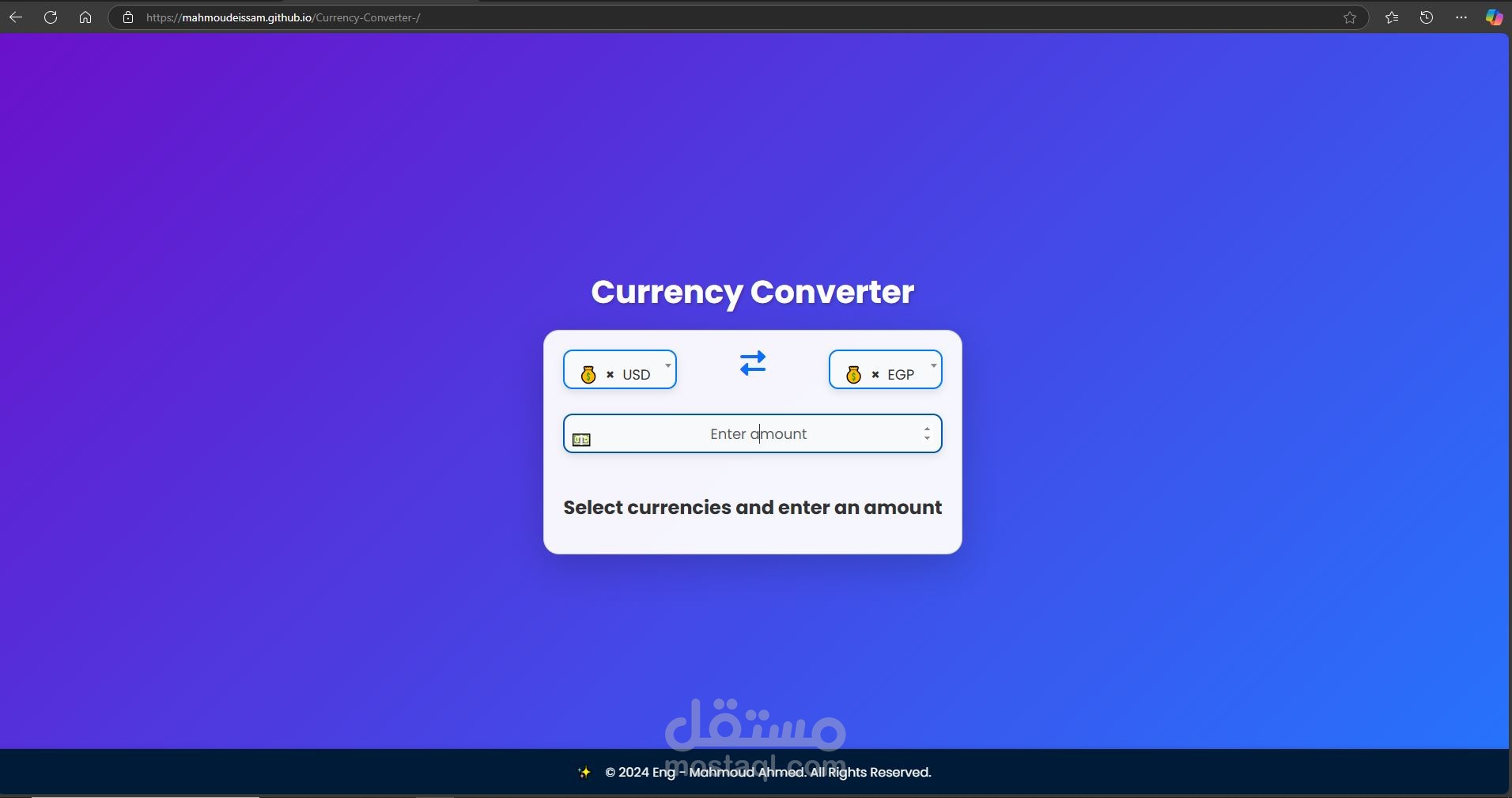 Currency Converter – Real-Time