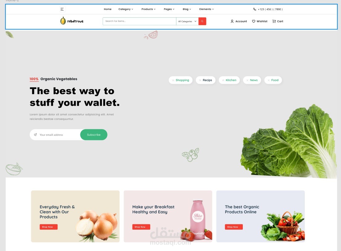 E-Commerce  Template