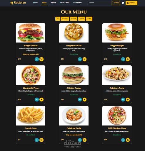 Restaurant Ordering System