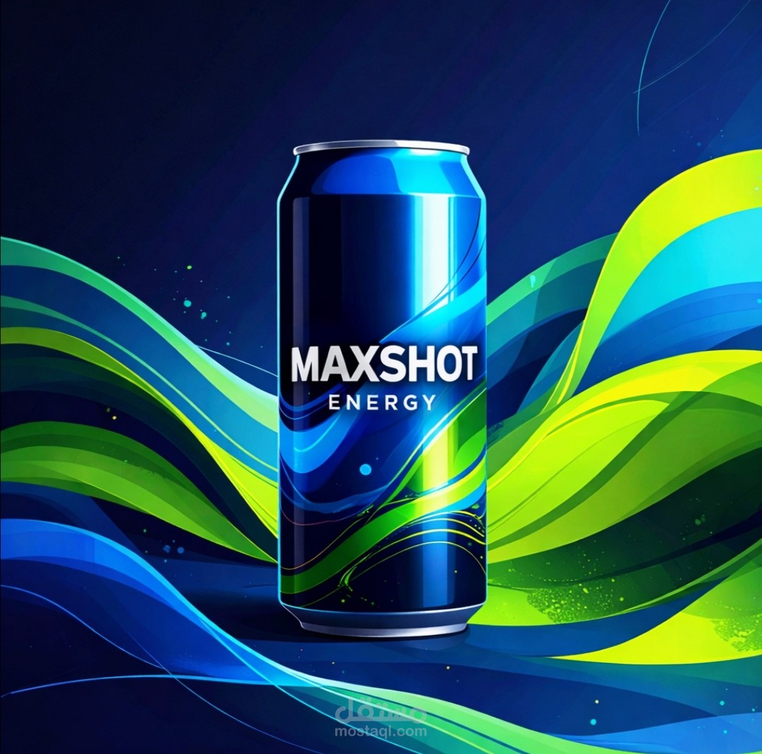 تصميم براند لمشروب طاقة