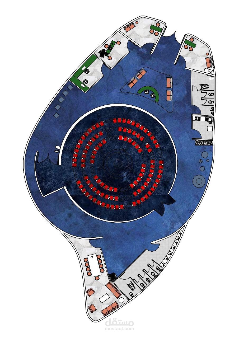 تصميم لمرصد فلكى بسفاجا ( مشروع تخرج)