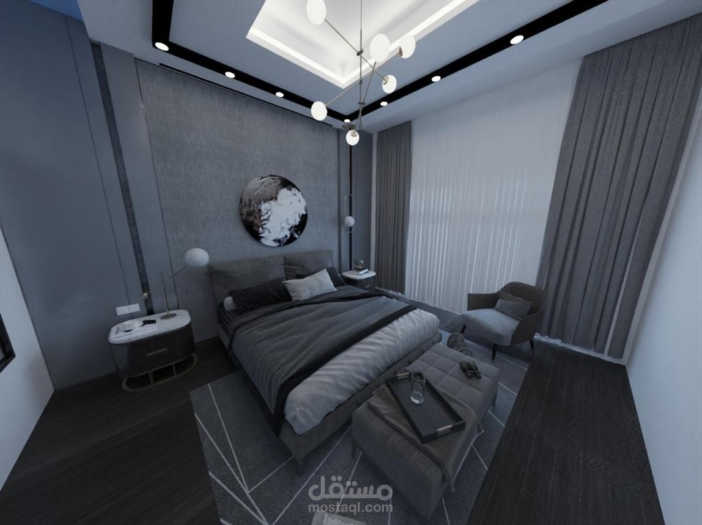 تصميم داخلى لغرفه نوم حديثه