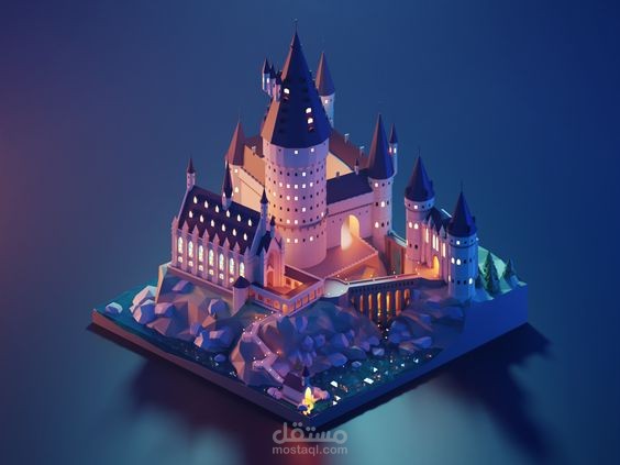 3D castle