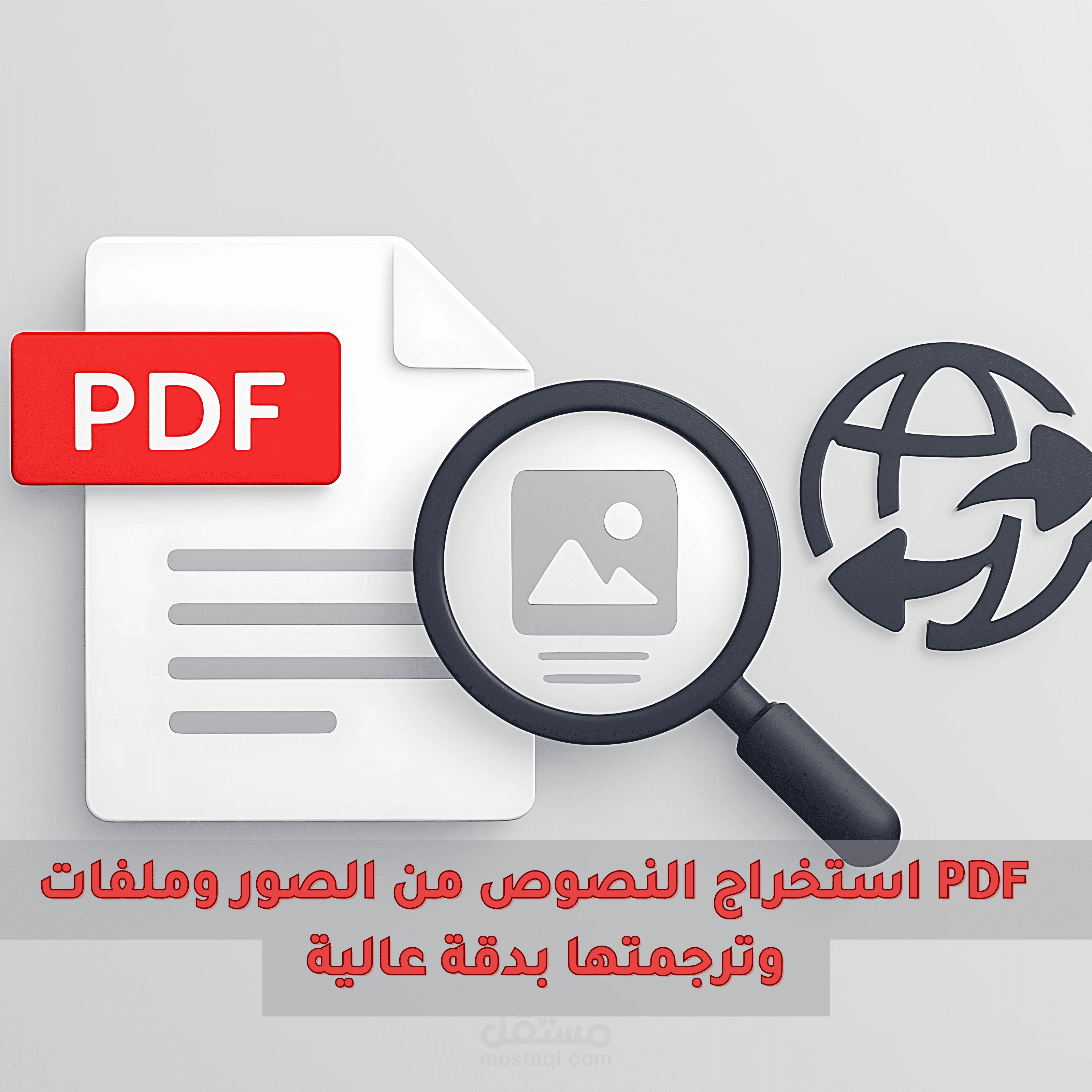 استخراج وترجمة النصوص من الصور وملفات PDF بدقة واحتراف