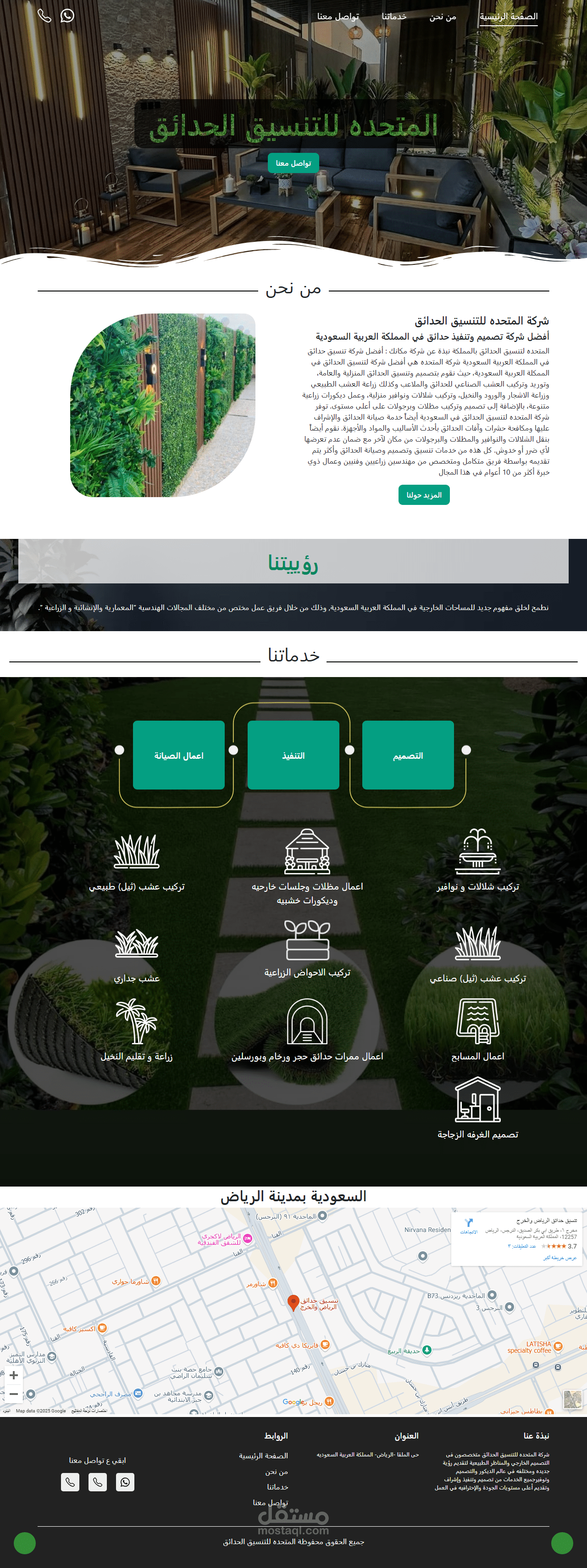 المتحدة لتنسيق الحدائق