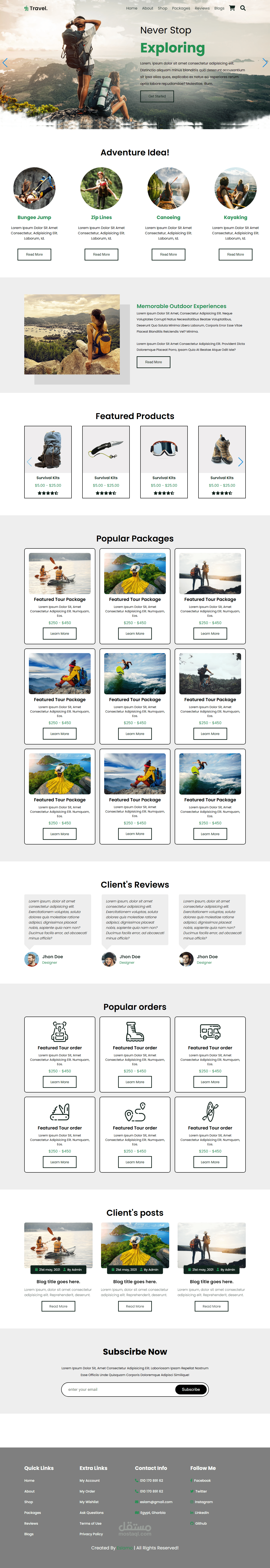 travel website