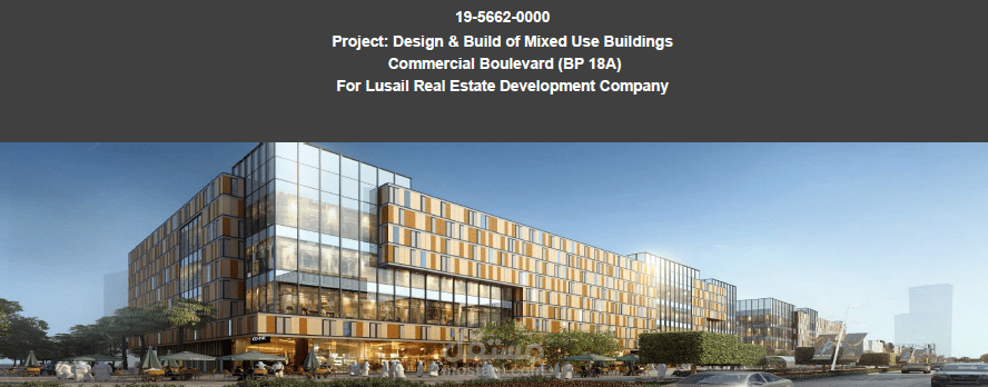 Lusail Commercial Boulevard- in Qatar