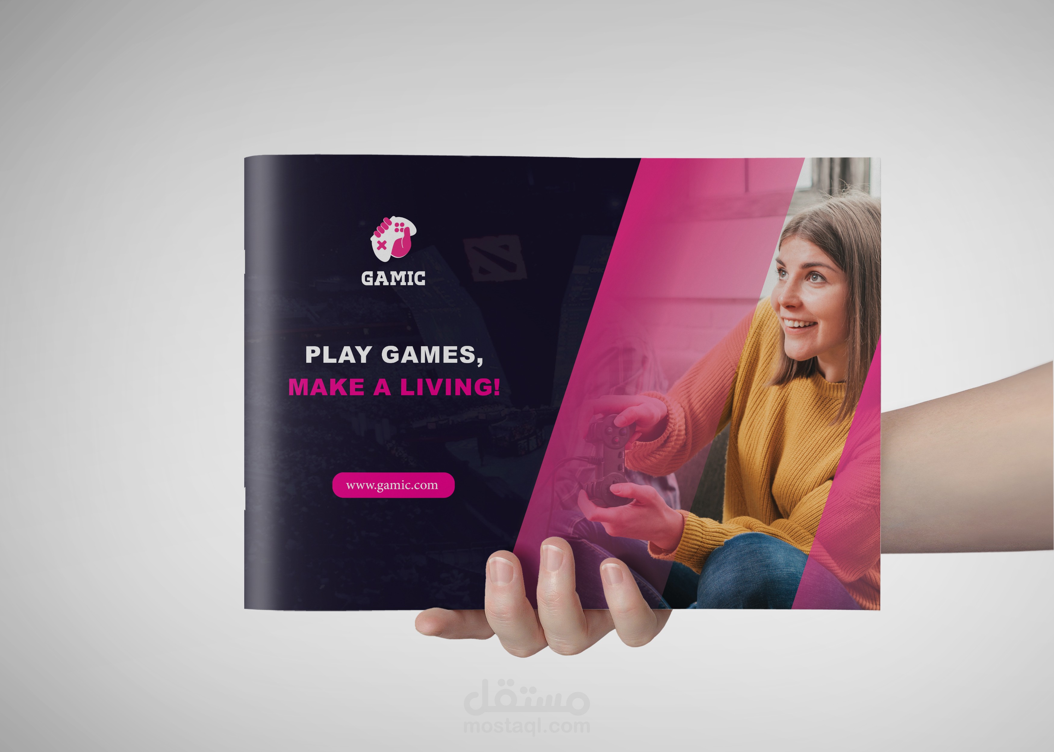 تصميم بروفايل شركة قيمزر - Company Profile