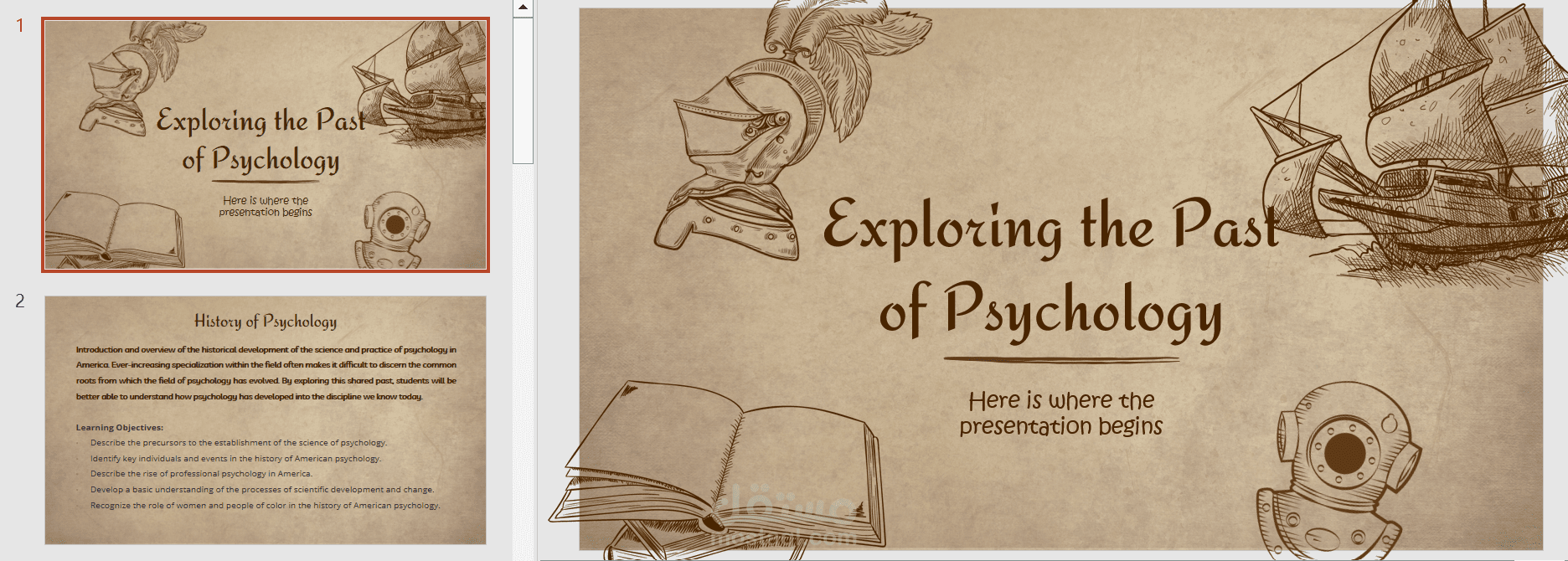 presentation about Psychology - عرض تقديمي في مجال علم النفس