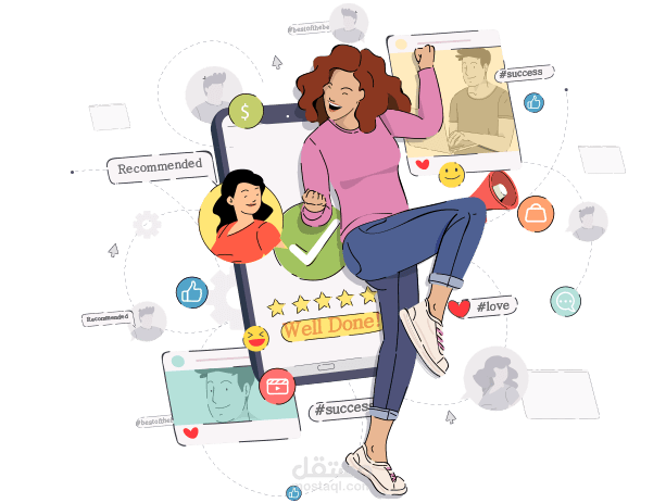 إدارة حسابات السوشيال ميديا وتحسين التفاعل
