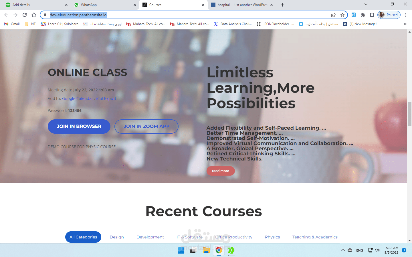Courses