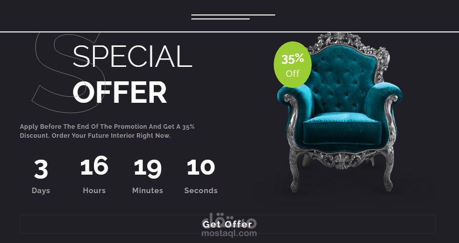 furniture landing page