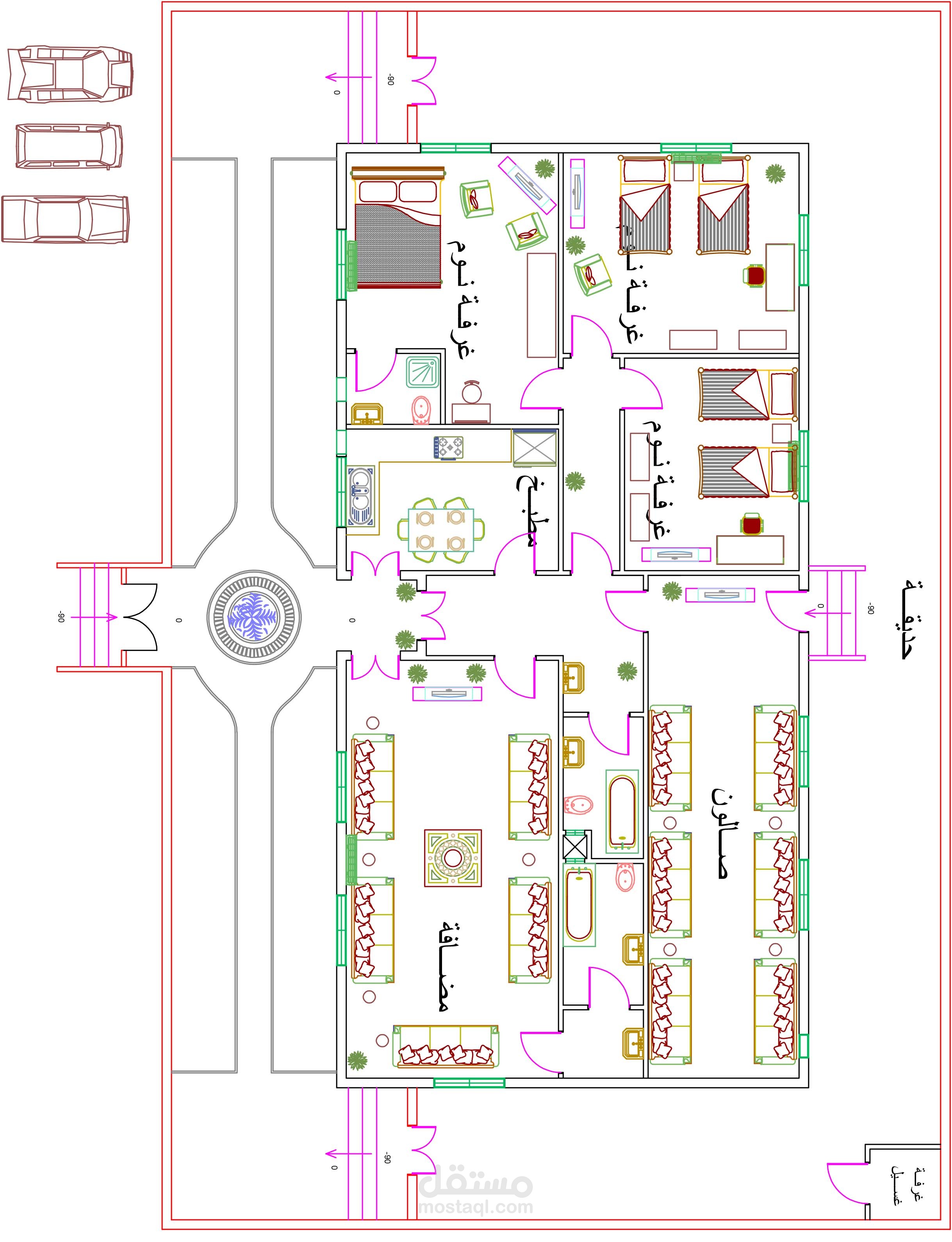 تصميم معماري - شقة