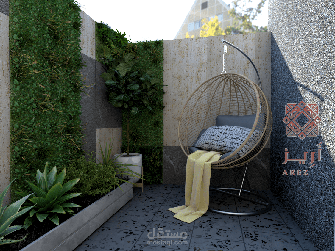 تصميم ديكور خارجي حدائق