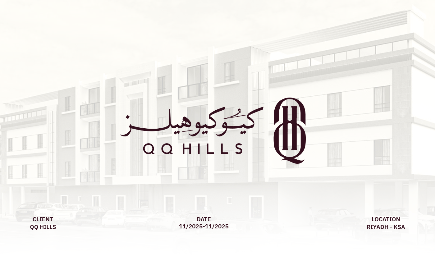 QQ Hills Real Estate Logo Design