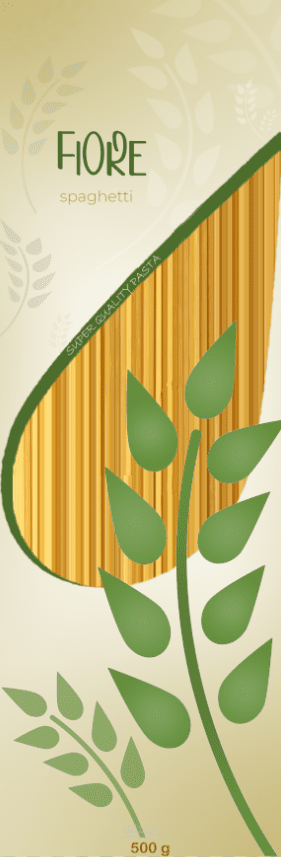 spaghetti packet design