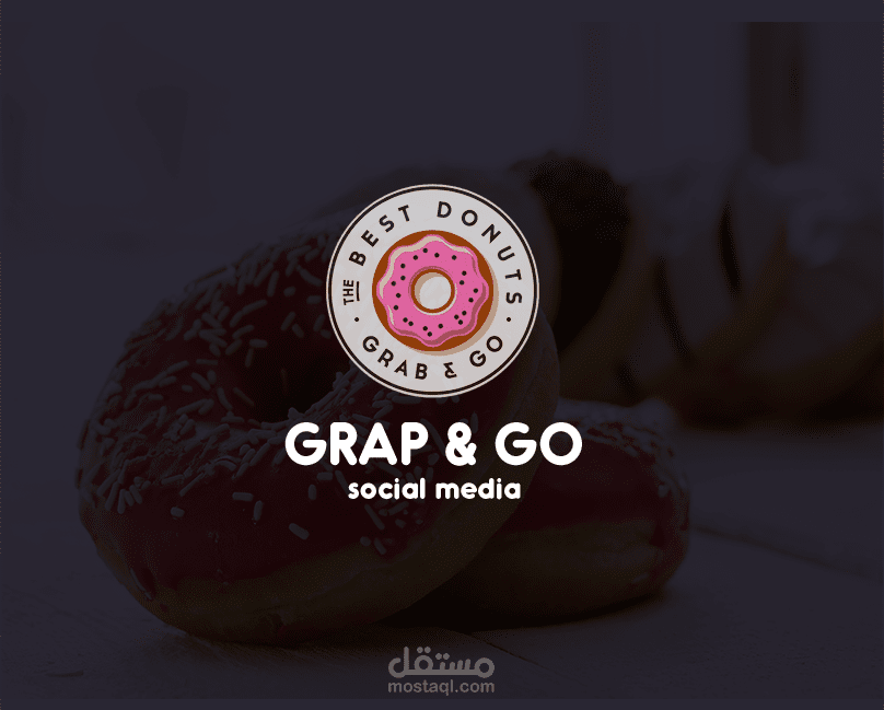 Donuts store social media designs