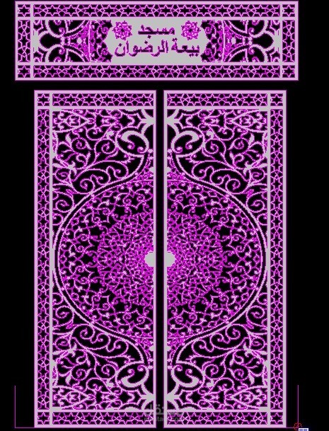 تصميم بوابة لمسجد
