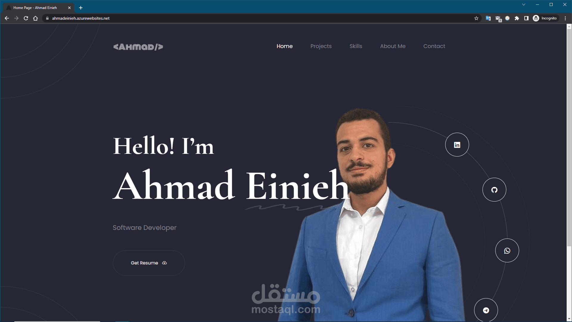 الموقع الخاص بي
