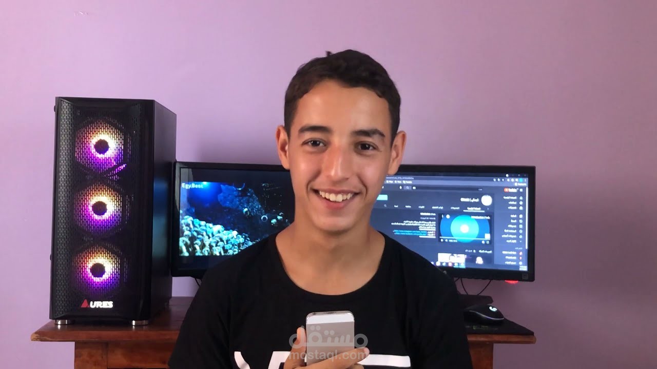 تصوير و مونتاج لفيديو قصة لليوتيوب