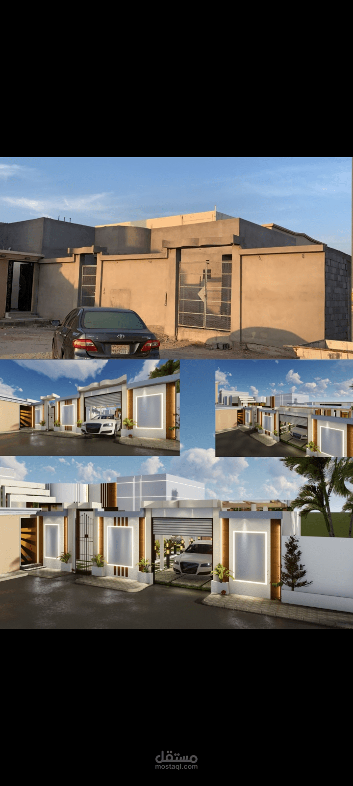 تصميم خارجي فيلا سكنية