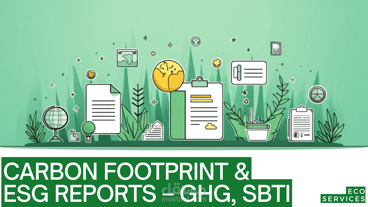 تقرير البصمة الكربونية (Carbon Footprint) حسب ISO 14064 وGHG Protocol