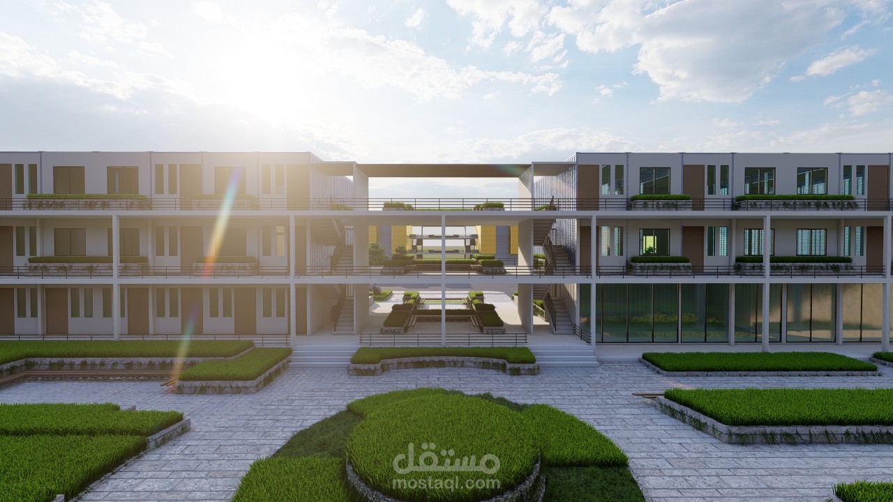 مجمع سكني مؤقت