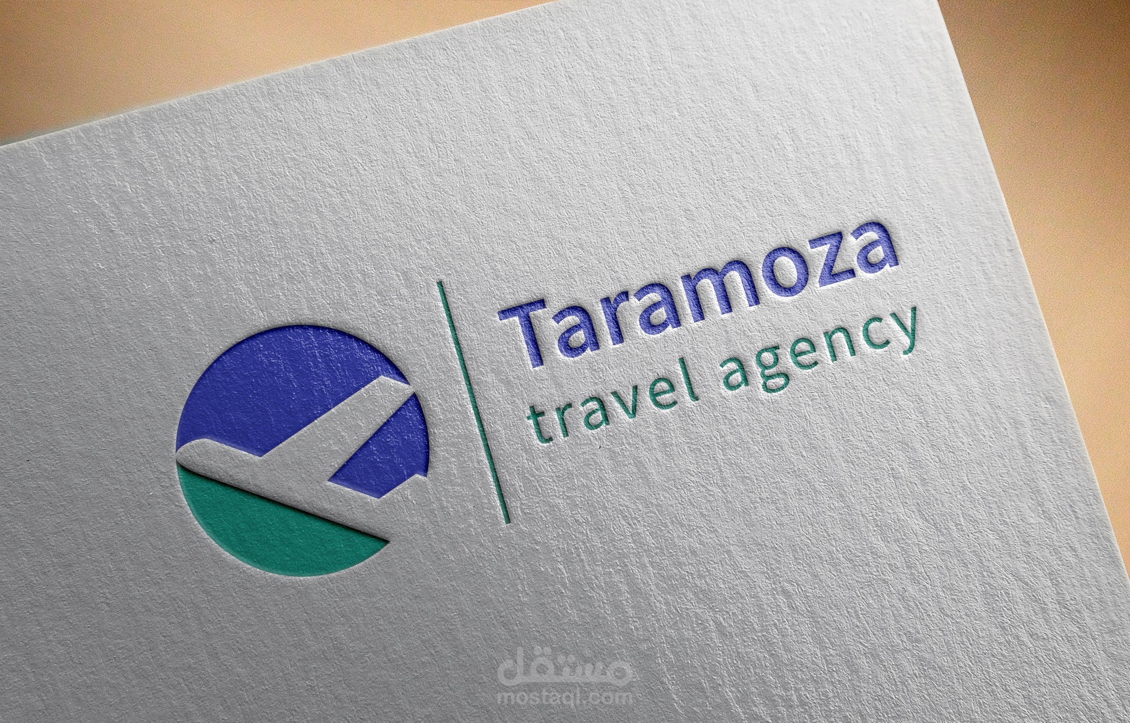 تصميم شعار وكالة سياحية مع فكرة concept