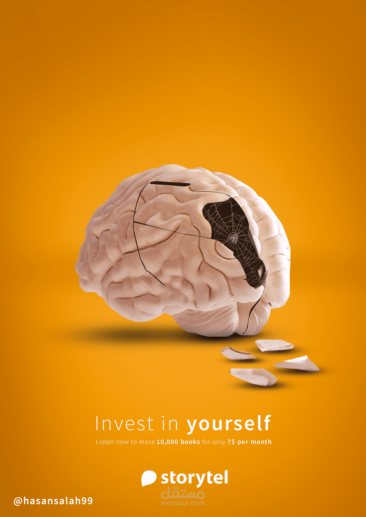 Invest in yourself | ad for Storytel