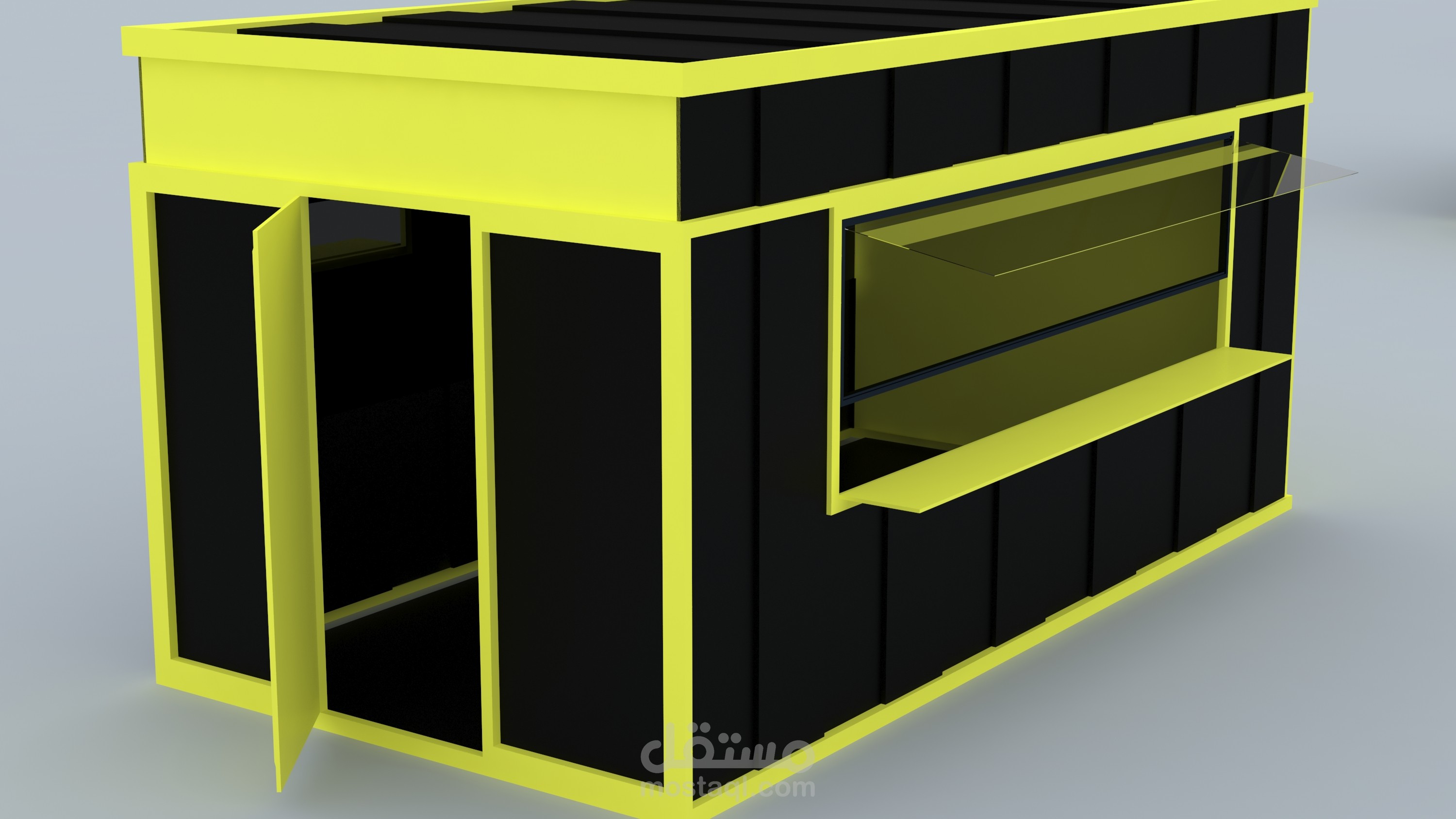 تصميم معماري لحاويات معاد تدويرها