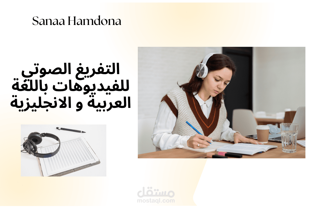 التفريغ الصوتي باللغتين العربية والإنجليزية| Transcription