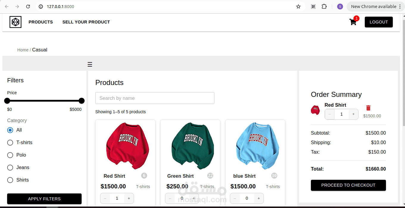 Product Order System