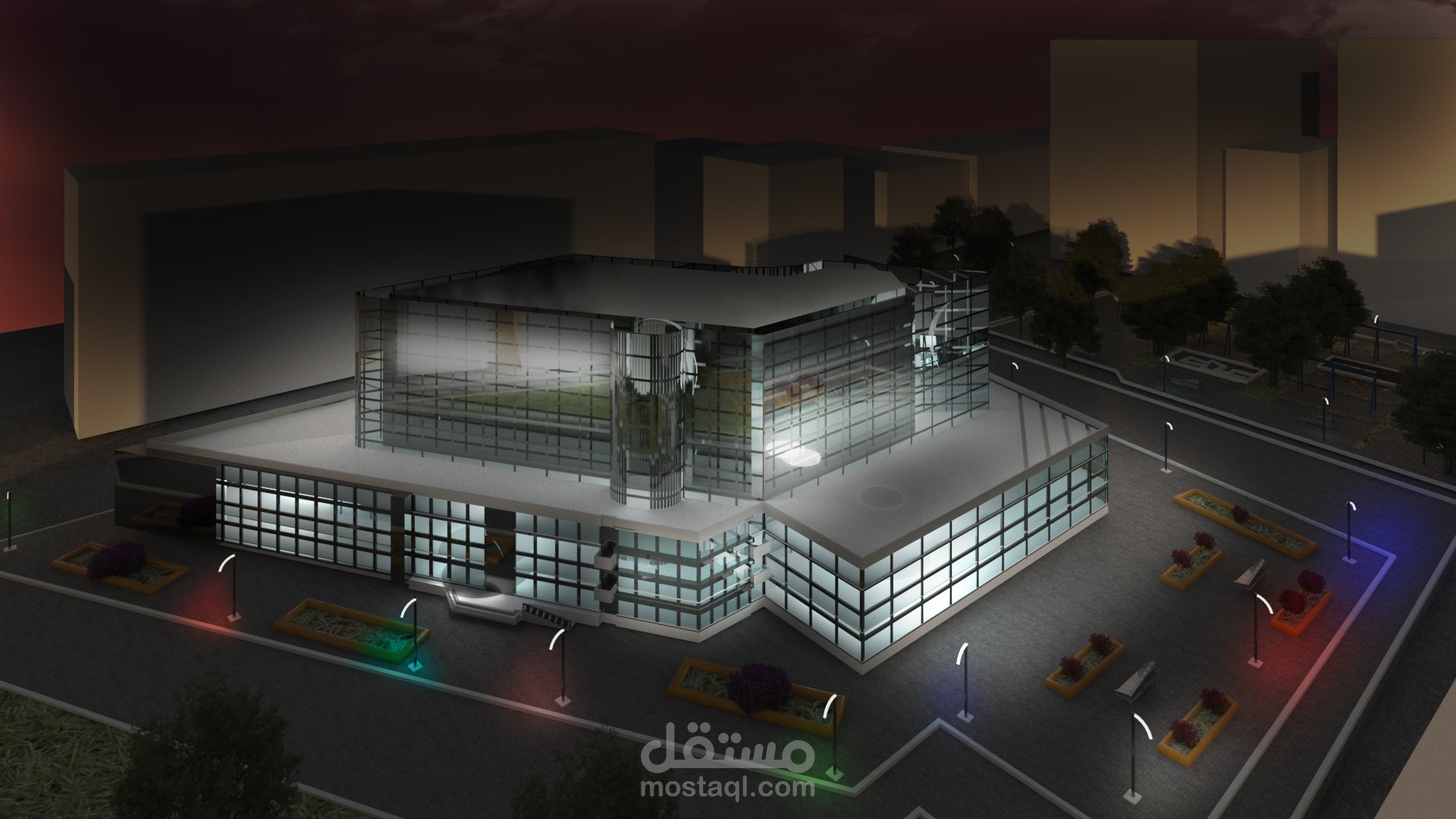 مبنى متعدد الوظائف