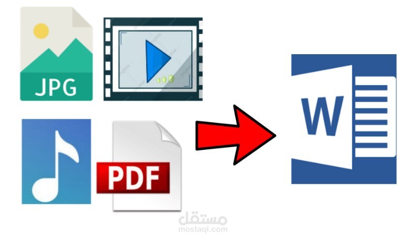 تحويل ملفات PDF إلى word وبالعكس