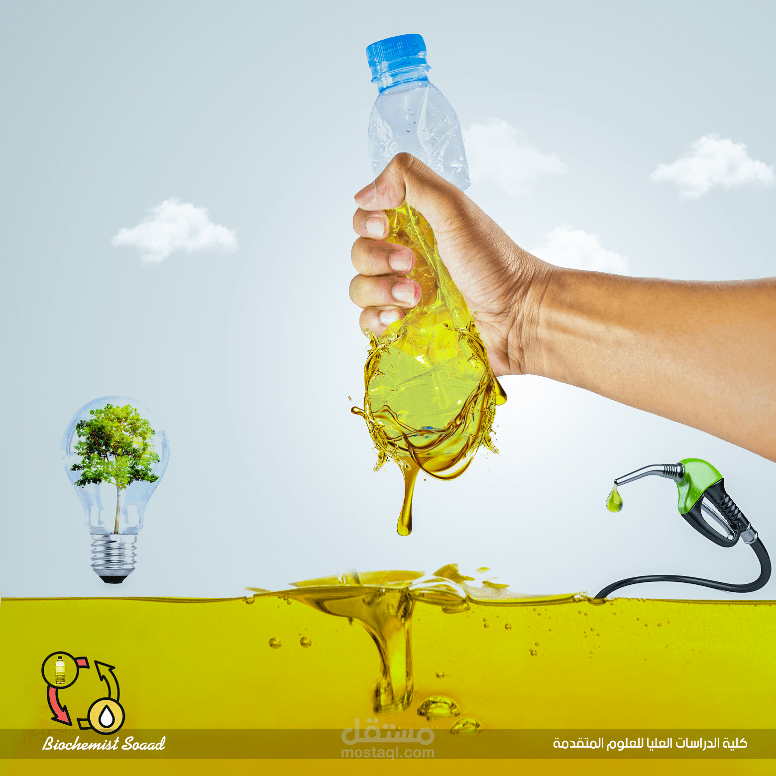 بوستر سوشيال ميديا مشروع تخرج