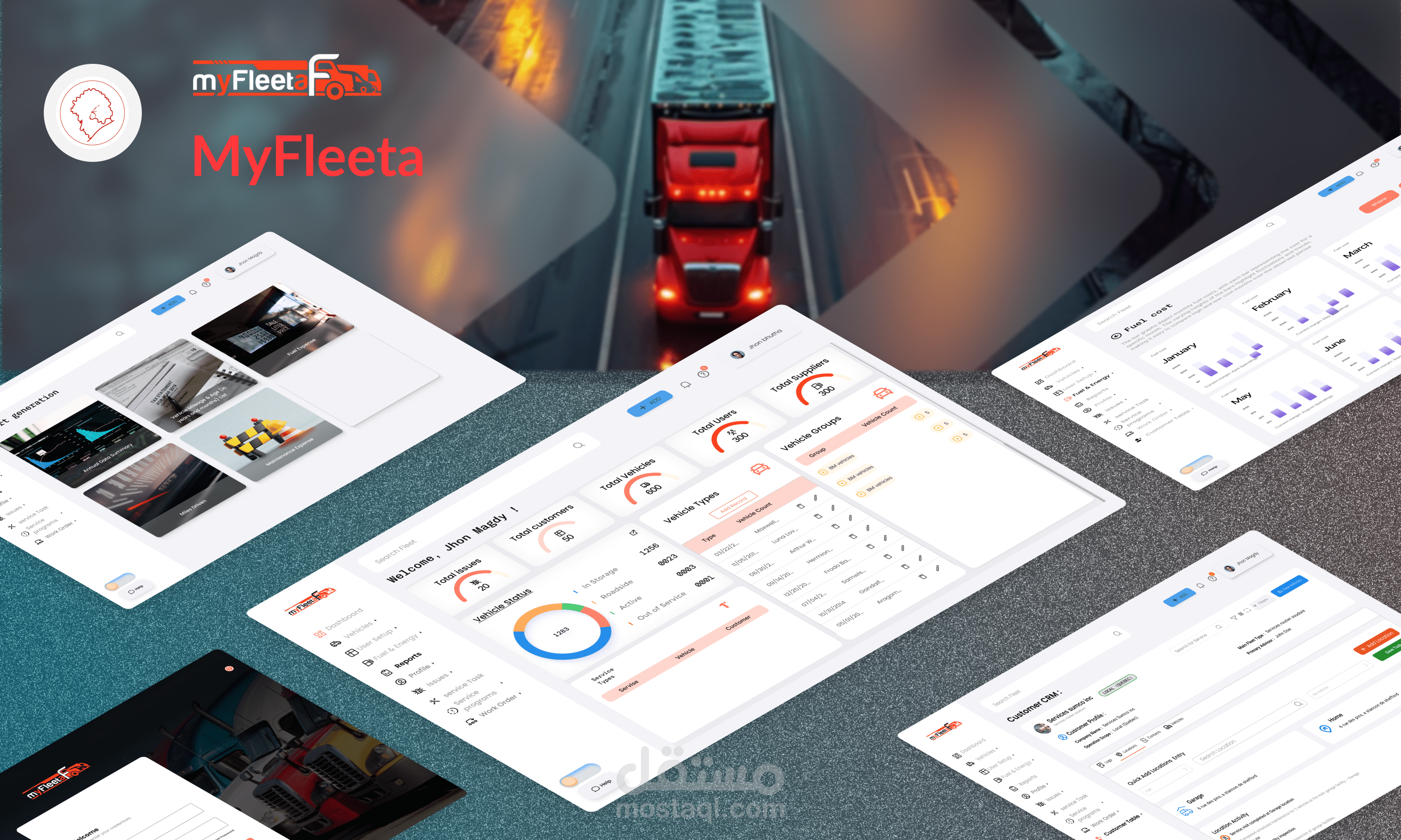 Case-Study Fleet Management System/نظام إدارة الأسطول