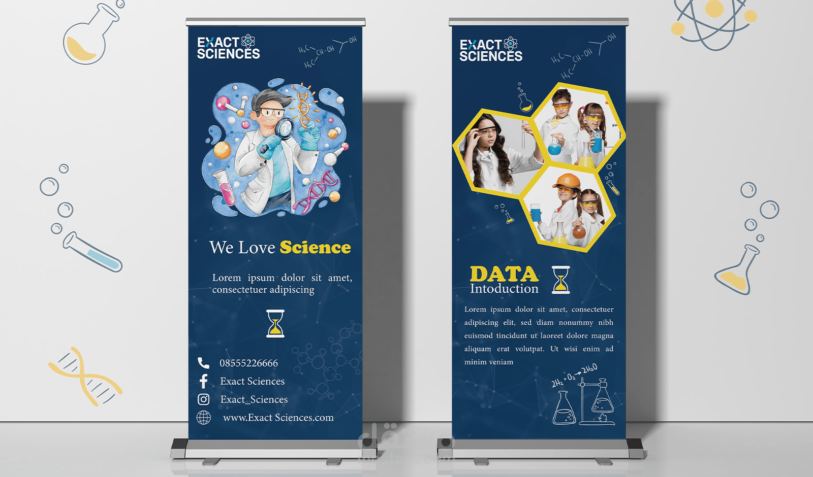 تصميم رول أب - Roll Up