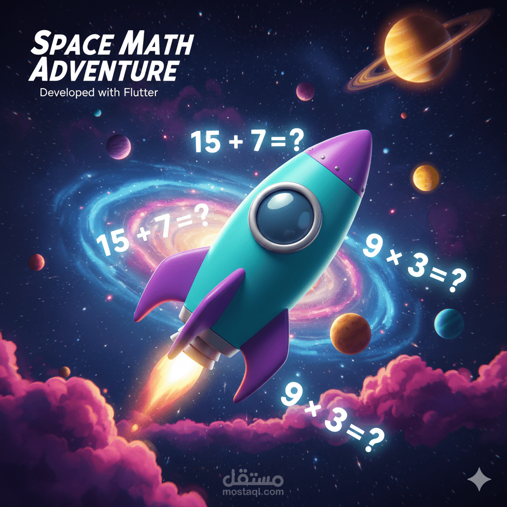 لعبة مغامرة الفضاء الرياضية