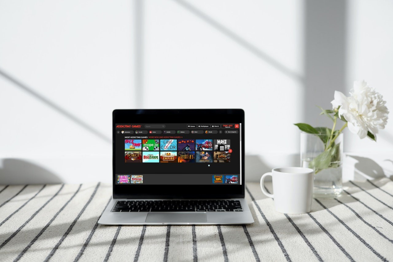 Gaming Hub Website for Addictinggames