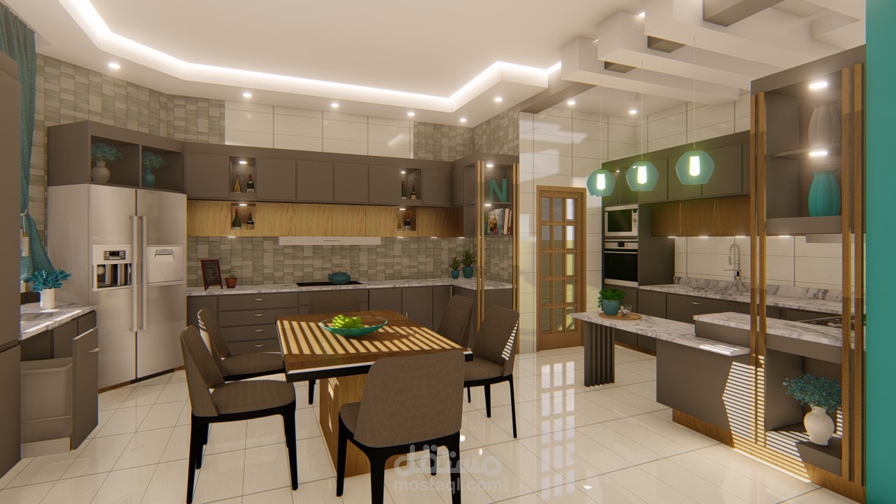 تصميم كاونتر لمطبخ