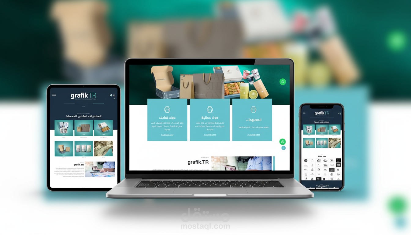PrintFlow CMS – موقع ويب ونظام إدارة محتوى لخدمات الطباعة