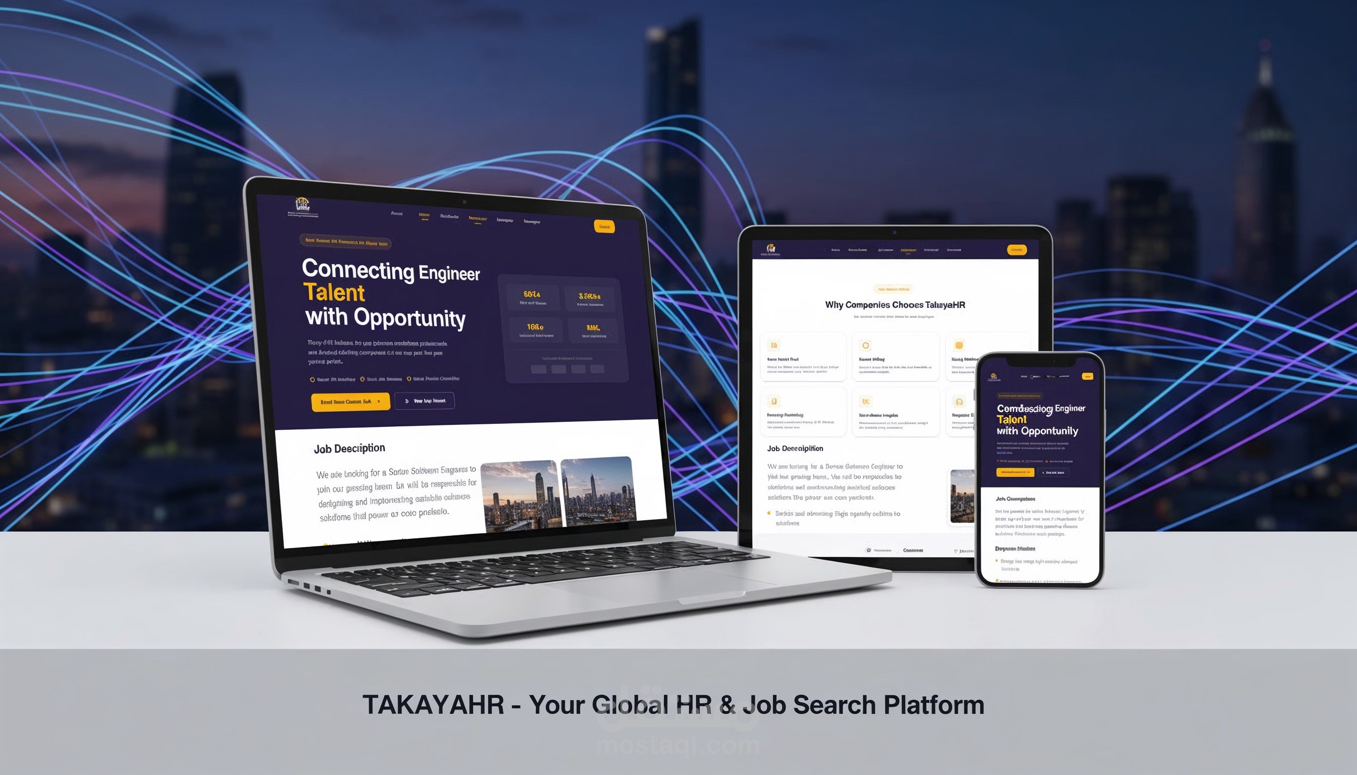 Takaya HR – نظام توظيف وإدارة الموارد البشرية